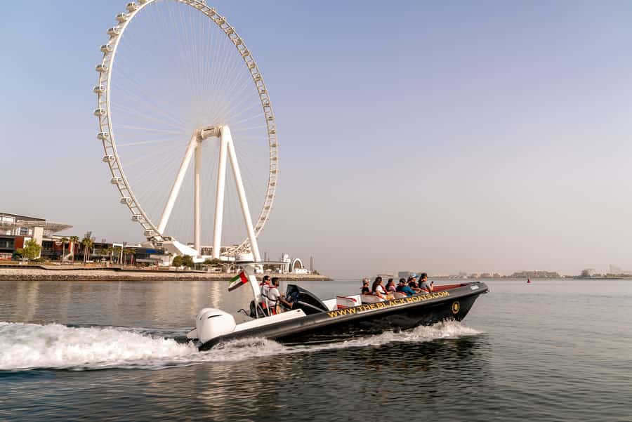 Dubai Marina: 1-Hour Luxury Sightseeing Speedboat Tour - Key points to know before boarding