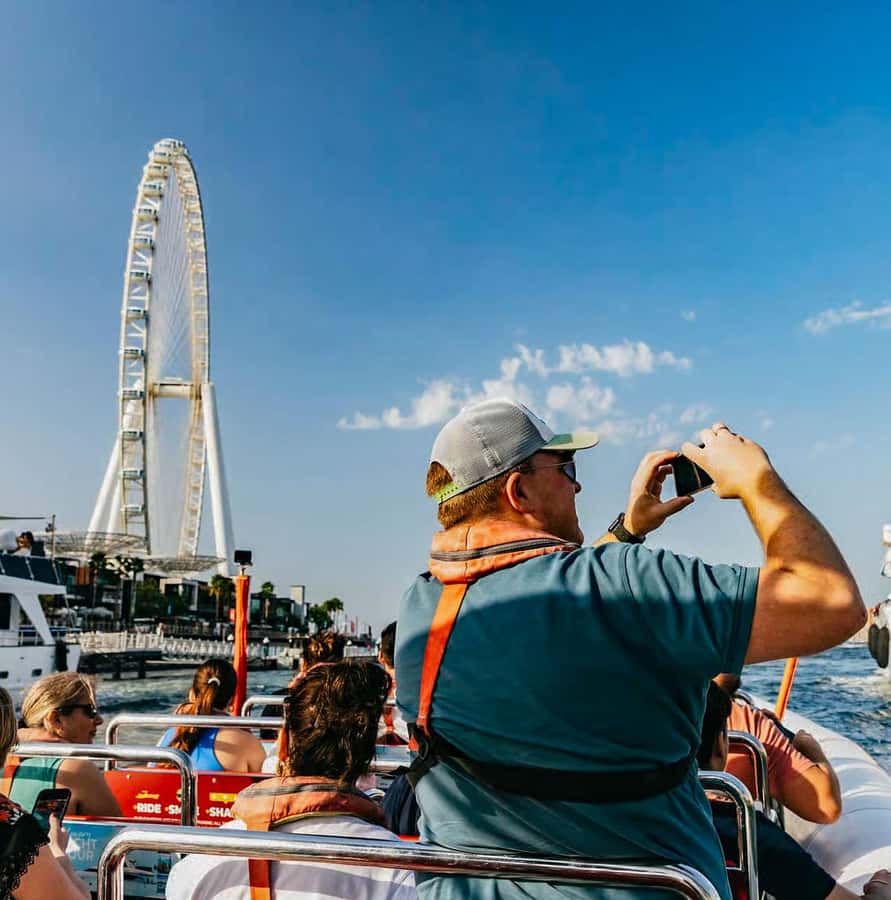 Dubai: Marina, Atlantis, Palm & Burj Al Arab Speedboat Tour - Atlantis at The Palm