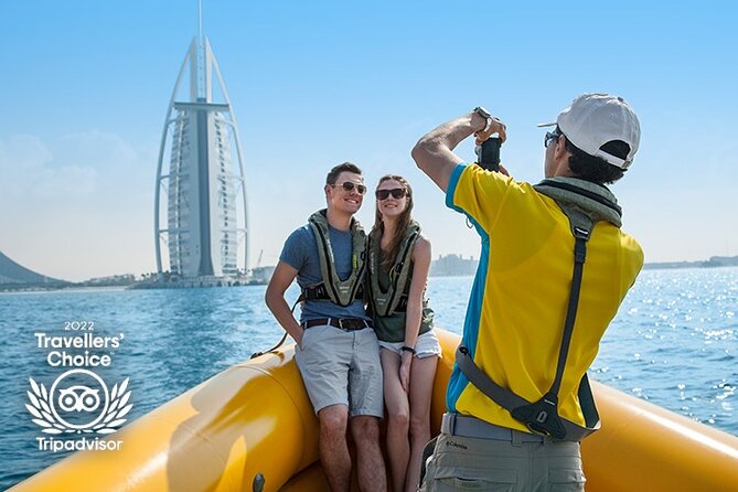 Dubai Marina Guided Sightseeing High-Speed Boat Tour - What the Yellow Boats RIB ride feels like
