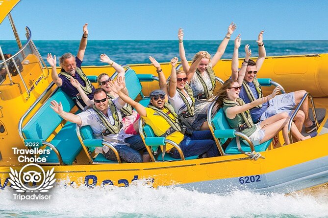 Dubai Marina Guided Sightseeing High-Speed Boat Tour - Atlantis The Palm photo stop