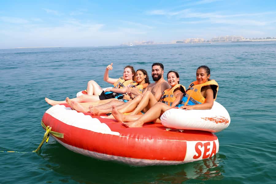 Dubai: Speedboat-Pulled Donut Ride Trip in JBR - What the Dubai donut ride is really like