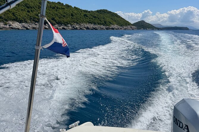 Dubrovnik Elaphiti Blue cave best offer private speedboat tour - Šipan for a quieter island hour