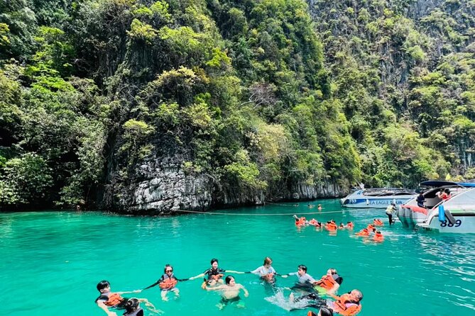 Early Bird Phi Phi 4 Islands by Speedboat 2 Trips in 1 Day - Pileh Bay offers the day’s best cliff scenery