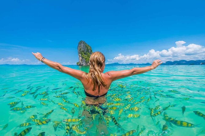 Early bird Phi Phi islands and 4 Islands by Speedboat Tour - Maya Bay and the first Phi Phi stops