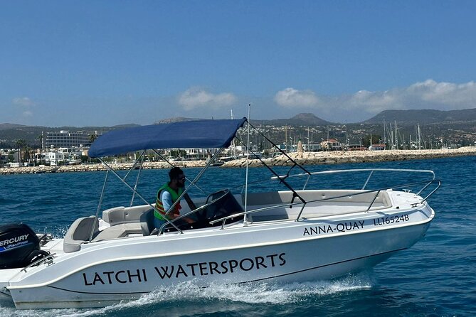 Eden New Gen Speedboat with driver to Blue Lagoon, Sea Caves - Following the Akamas Coast to secluded bays