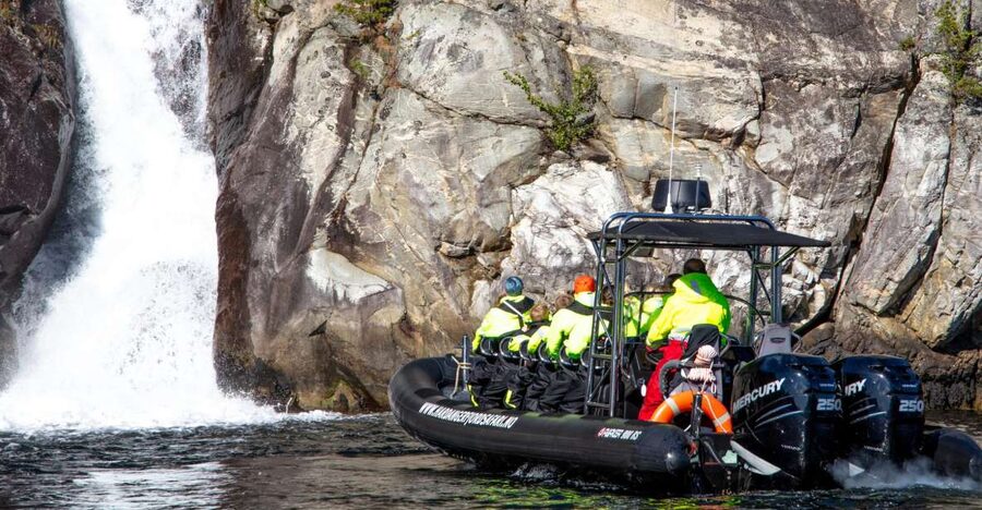 Eidfjord: 1-Hour Fjord RIB Tour - Waterfalls, rain, and close-up views