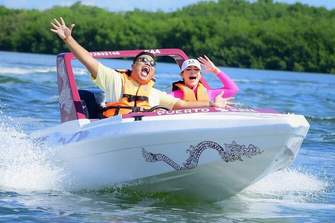 Exciting Speedboat & Snorkeling Tour in Cancun Lagoon! - From lagoon water to the Mayan reef