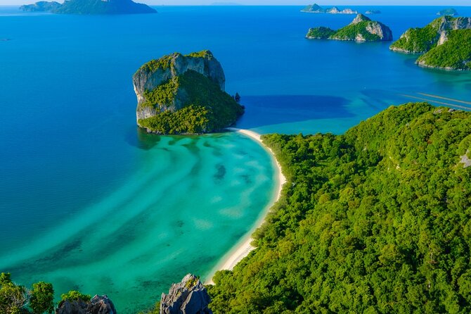 Explore Angthong National Marine Park's Hidden Gems by Speedboat - Lunch and beach time on Koh Phaluay