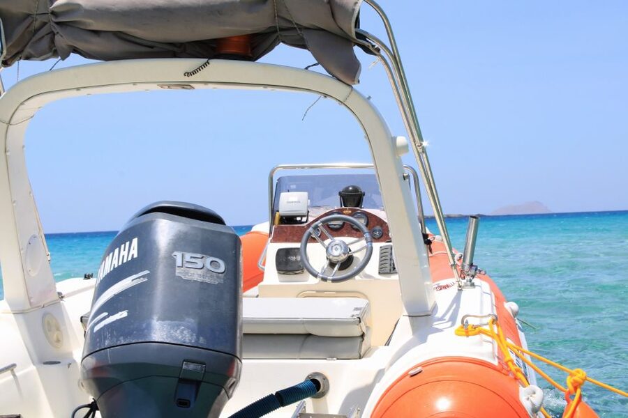 Falasarna: Balos Beach & Gramvousa Island Private RIB Cruise - The 30-minute ride to Balos Lagoon