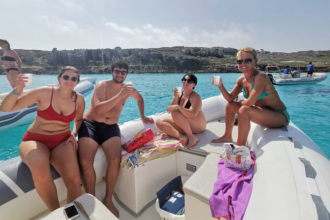 Favignana and Levanzo: Island tour by rib boat from Trapani - Grotta del Bue Marino mixes quarries and open views