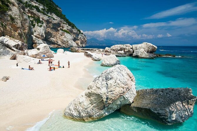 From Arbatax: RIB tour to Cala Mariolu and Cala Goloritzè - Pedra Longa, Baus Beach, and Grotta dei Colombi