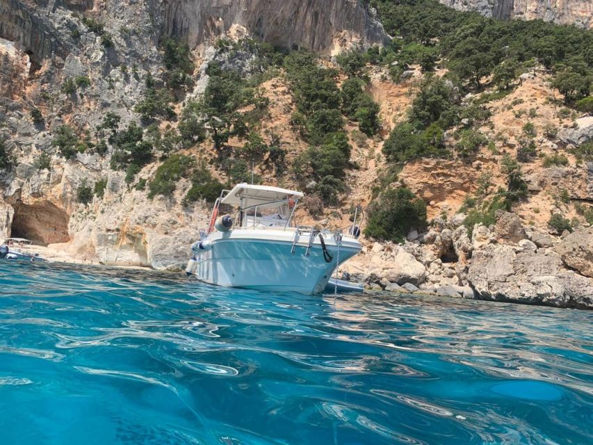 From Cala Gonone: Gulf of Orosei Speedboat Trip and Aperitif - The Pools of Venus and the clearest water