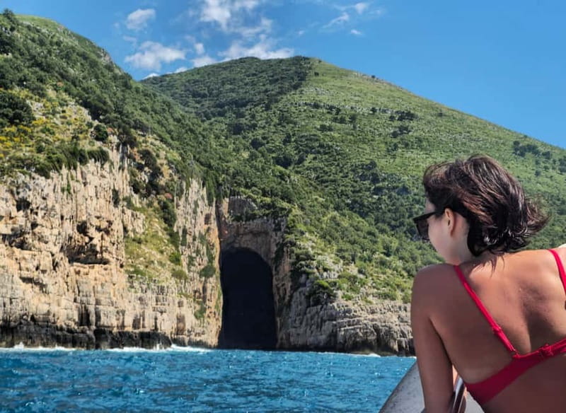 From Durres: Speed Boat to Sazan Island, Cave & Karaburun - Haxhi Ali Cave and the best photo stop