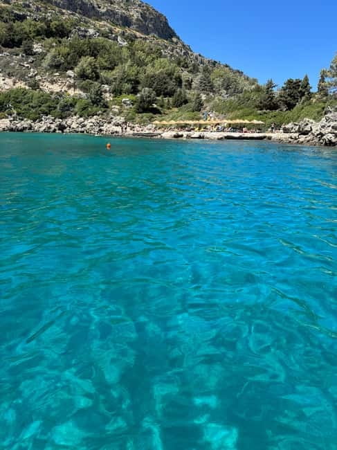 From Faliraki : Speedboat tour kalithea caves&antony kouin - Antony Queen Bay and the first swim