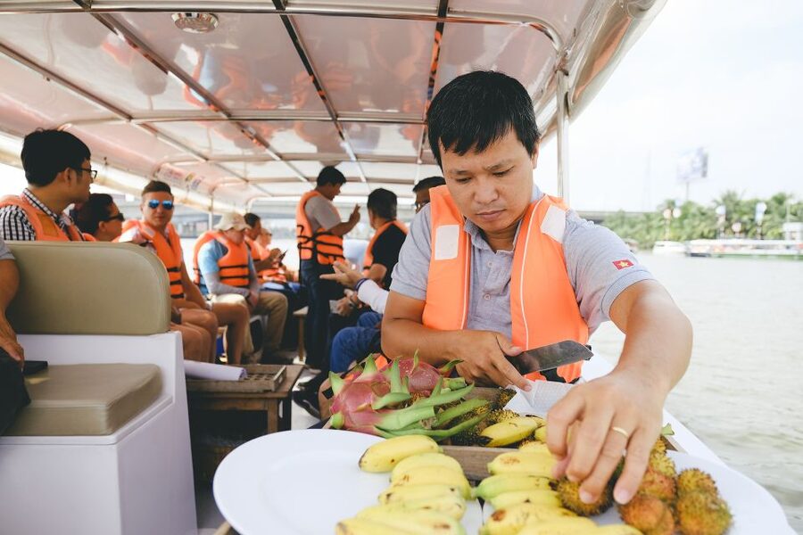 From Ho Chi Minh: Cu Chi Tunnels and VIP Speedboat Tour - The Saigon River ride, from city scenes to open water