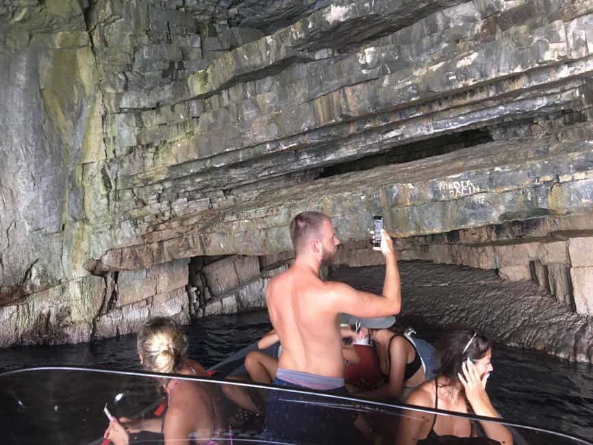 From Hvar: Blue Cave, Green Cave & 5 Islands Speedboat Tour - Pakleni Islands finish the route with a slower pause