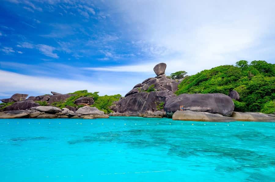From Khao Lak & Phuket: Trip to Similan Islands by Speedboat - Miang Island, lunch, and the famous beaches