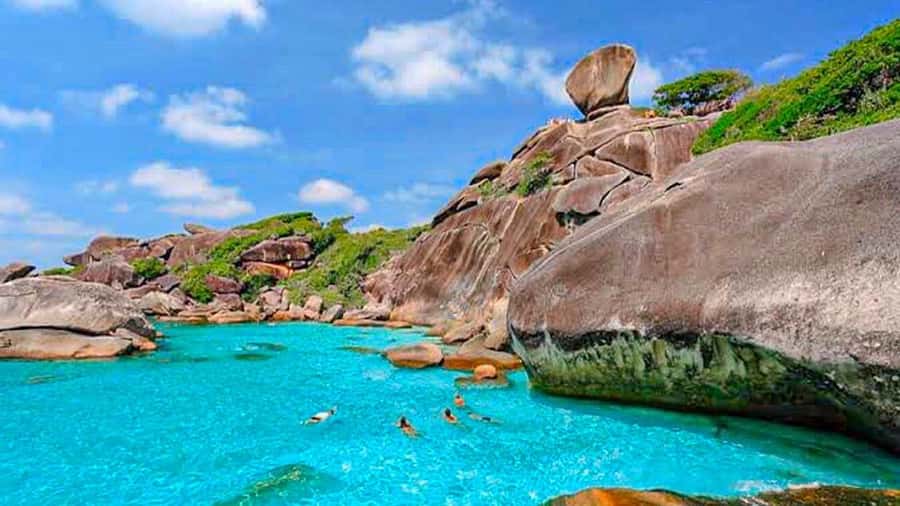 From Khao Lak & Phuket: Trip to Similan Islands by Speedboat - The guide and group atmosphere
