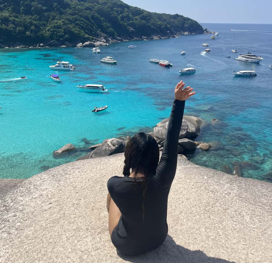 From Khao Lak & Phuket: Trip to Similan Islands by Speedboat - Island No. 8 and Sailing Rock