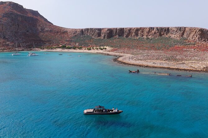 From Kissamos Balos And Gramvousa Speedboat Cruise with Drinks - What the $156.19 price buys you