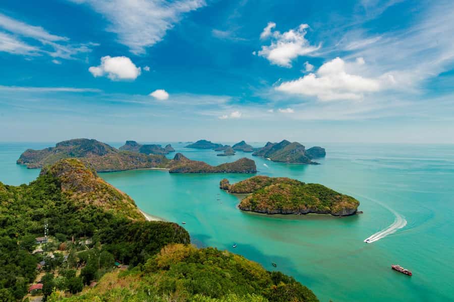 From Ko Pha Ngan: Angthong Marine Park Speedboat Adventure - The one-hour speedboat crossing