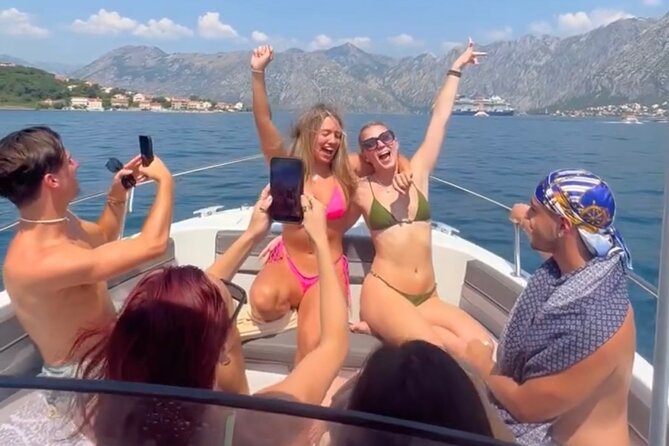 From Kotor: Boat to Blue Cave & Lady of the Rocks &Submarine Base - Boat comfort, group size, and guiding