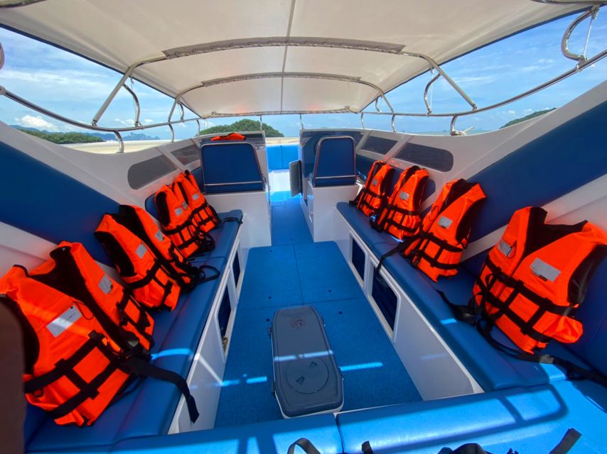 From Krabi: Phi Phi Island Full-Day Private Speed Boat Tour - From Krabi pickup to Nopparat Thara Pier
