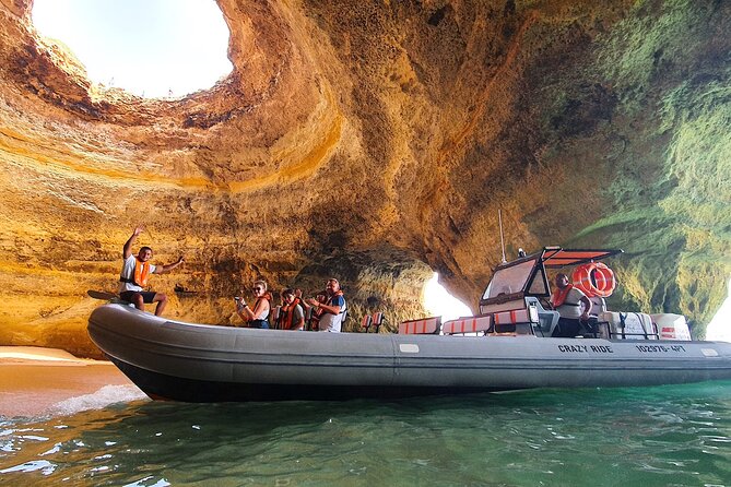 From Lagos: Benagil Caves Tour by Speed Boat with Guide - Leaving Lagos on a fast RIB boat
