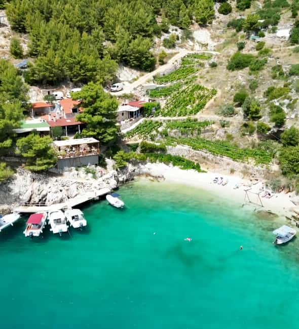 From Makarska: Full day private speed boat tour 3 islands - Zečevo islet and the cocktail-bar stop
