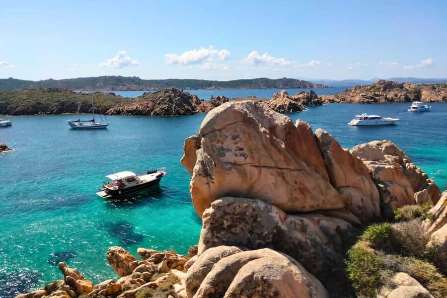 From Palau: South Corsica Trip by Wood Speedboat with Lunch - From Palau or La Maddalena to the Corsican coast