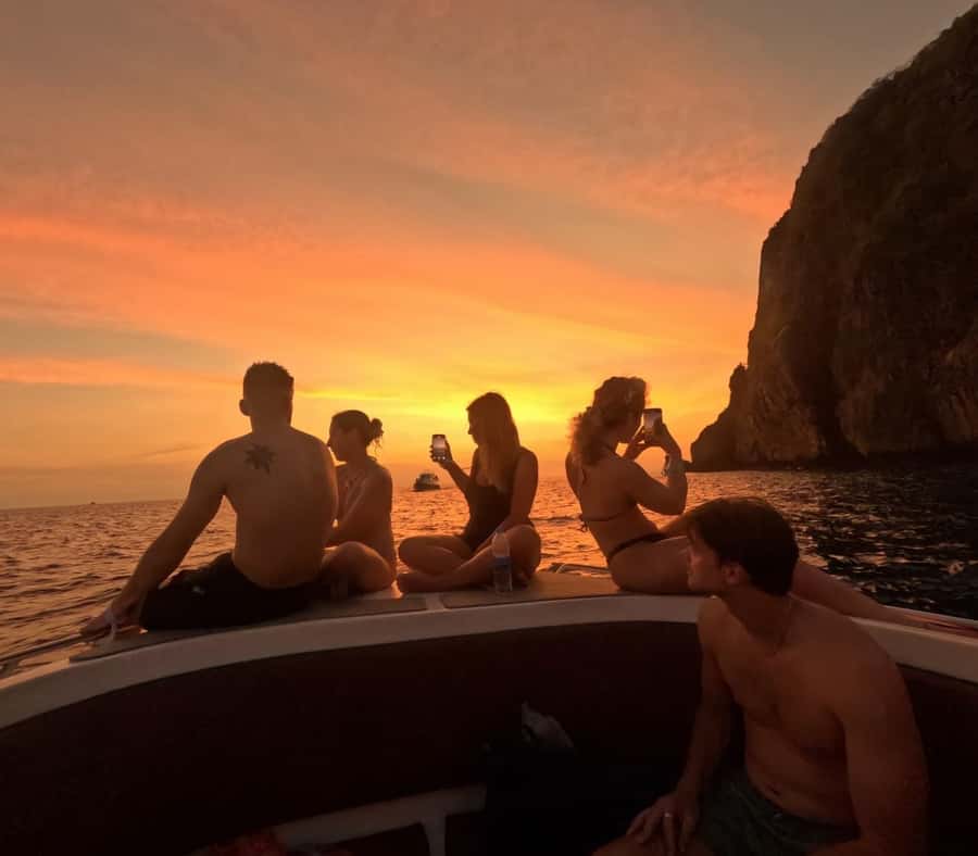 From Phi Phi Island: Maya Bay Sunset & Plankton by Speedboat - Meeting at Tonsai Pier and setting out