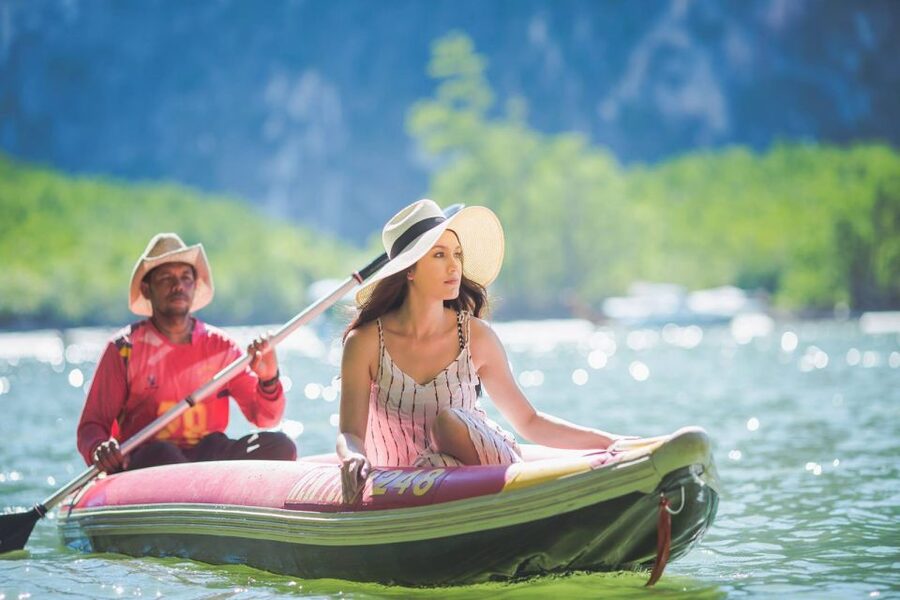 From Phuket: James Bond and Phang Nga Bay Tour by Speedboat - Naka Island beach and the final swim