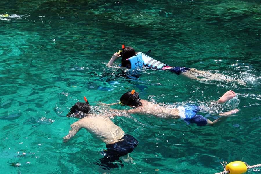 From Phuket: Phi Phi Island Private Full-Day Speedboat Trip - Monkey Beach and the coral reefs near Yong Kasem