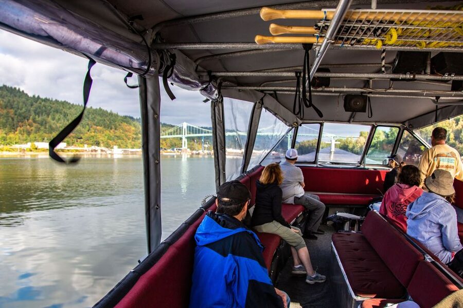 From Portland: Bigfoot Adventure 3.5-hour Jetboat Cruise - Leaving Portland on the Willamette River