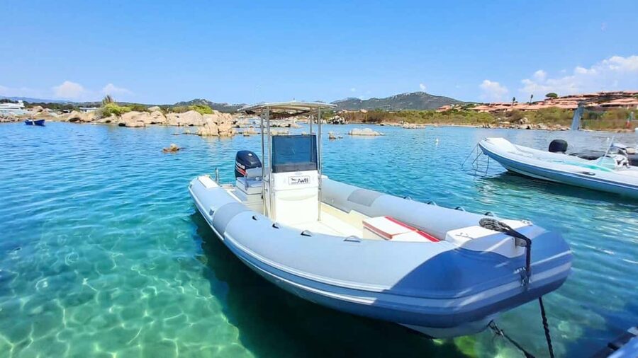 From Porto Rotondo: RIB tour of Porto Cervo's beaches - Capriccioli and the polished Costa Smeralda coast