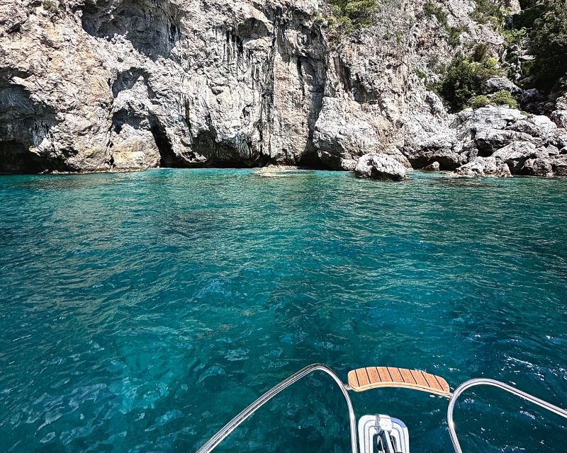 From Positano/Praiano: Amalfi Coast Speedboat Tour - Positano from the sea, about 15 minutes