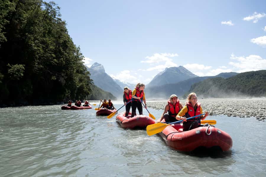 From Queenstown: Dart River Canoe & Jet Boat Day Trip - One hour of jet boating on the glacier-fed Dart River