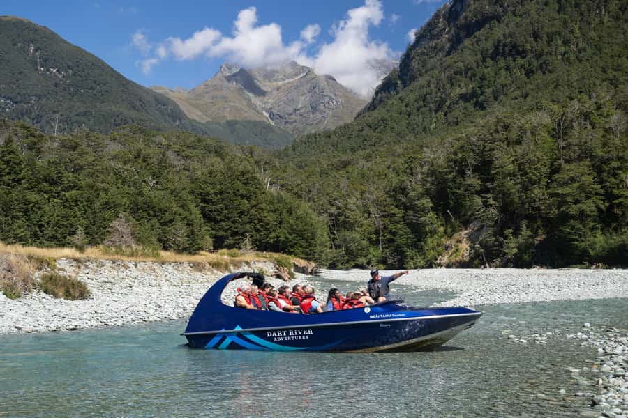 From Queenstown: Dart River Canoe & Jet Boat Day Trip - What $256 gets you