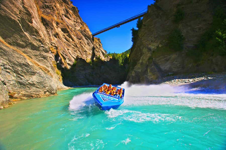 From Queenstown: Skippers Canyon Jet Boat Ride - The drive along Skippers Road