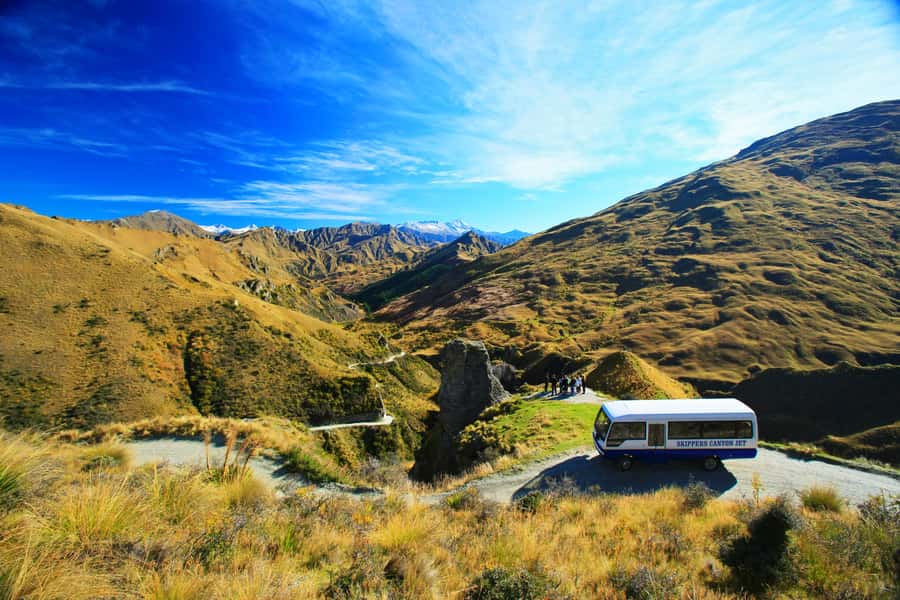 From Queenstown: Skippers Canyon Jet Boat Ride - Meeting in central Queenstown and setting out