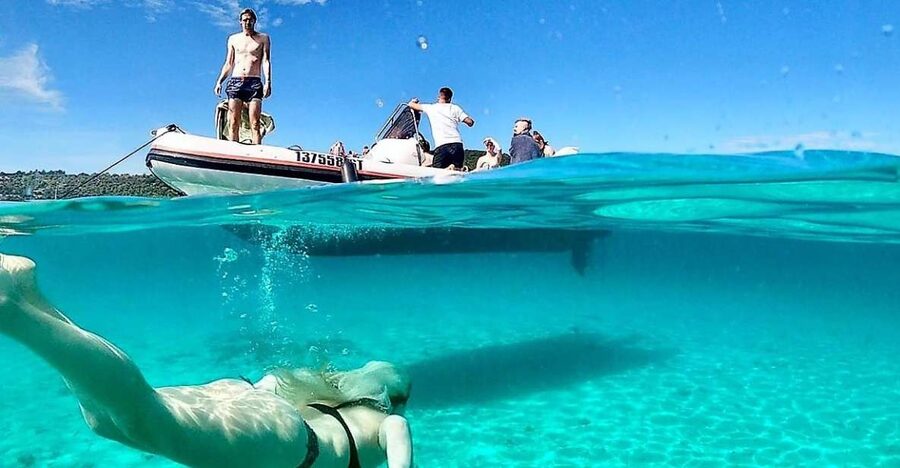 From Split: Half-day Trogir Tour & Speedboat to Blue Lagoon - Starting at Matejuška in Split