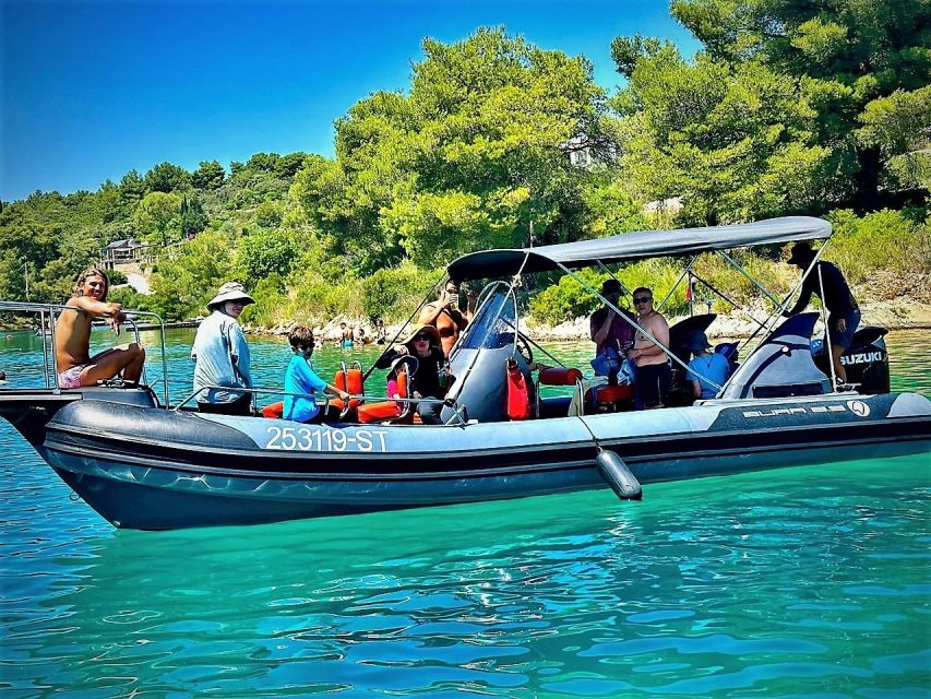 From Split: Half-day Trogir Tour & Speedboat to Blue Lagoon - Nečujam Bay and the second swim