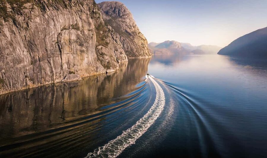 From Stavanger: Lysefjord RIB Boat Tour with Boathouse Visit - The first 30 minutes: Stavanger to Lysefjord