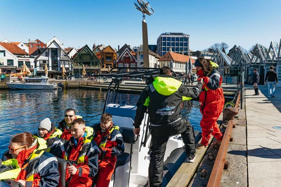 From Stavanger: Lysefjorden & Pulpit Rock RIB Boat Tour - Whisky Falls and Hengjanefossen