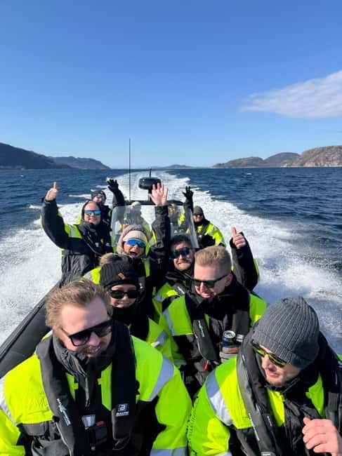 From Stavanger: Lysefjorden & Pulpit Rock Safari by RIB - Starting across from the souvenir shops