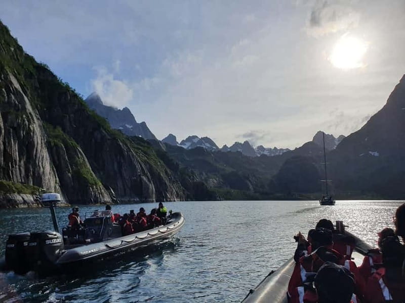 From Svolvær: RIB Boat Lofoten Trollfjord Sea Eagle Safari - Across Raftsundet in the RIB
