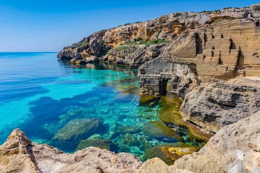 From Trapani: Egadi Islands Tour by RIB to Favignana and Levanzo with Lunch - Cala Rossa and the Grotta degli Innamorati