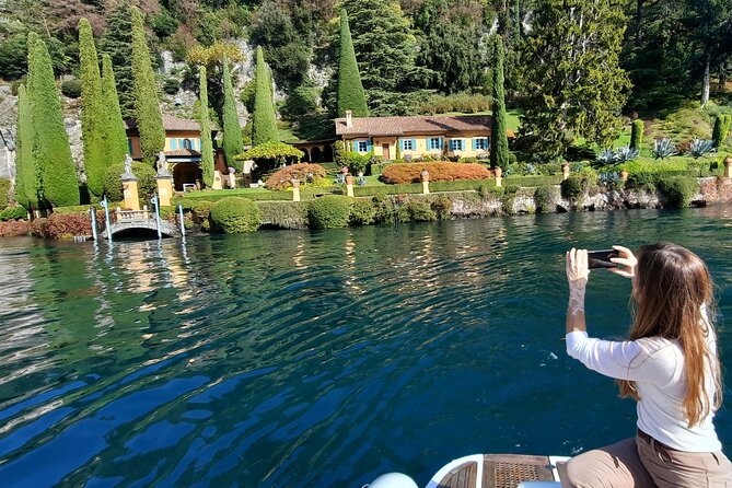 Full-Day Grand Tour, private speedboat at Lake Como - Isola Comacina: a natural swim stop