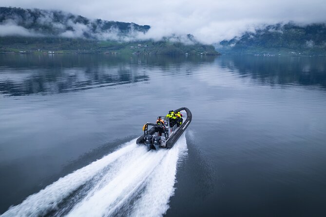 Fyksesund majestic RIB Adventure from Øystese - Botnen, a village reached only by water