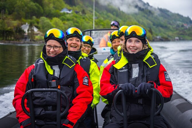 Fyksesund majestic RIB Adventure from Øystese - Waterfalls, mountain homes, and fresh water